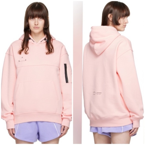 Nike Jordan Pink 23 Engineered Hoodie - Picture 1 of 14